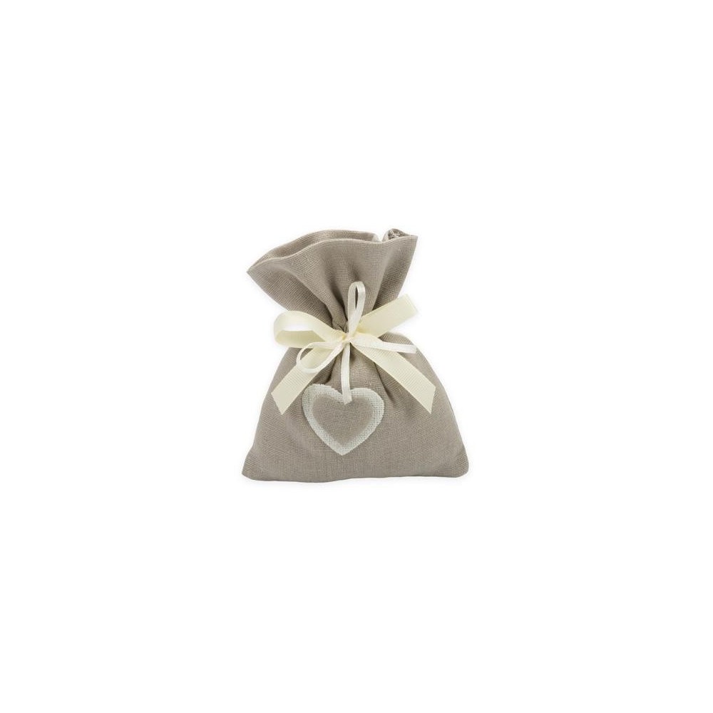 SACCH COTONE CCUORE GRIGIO